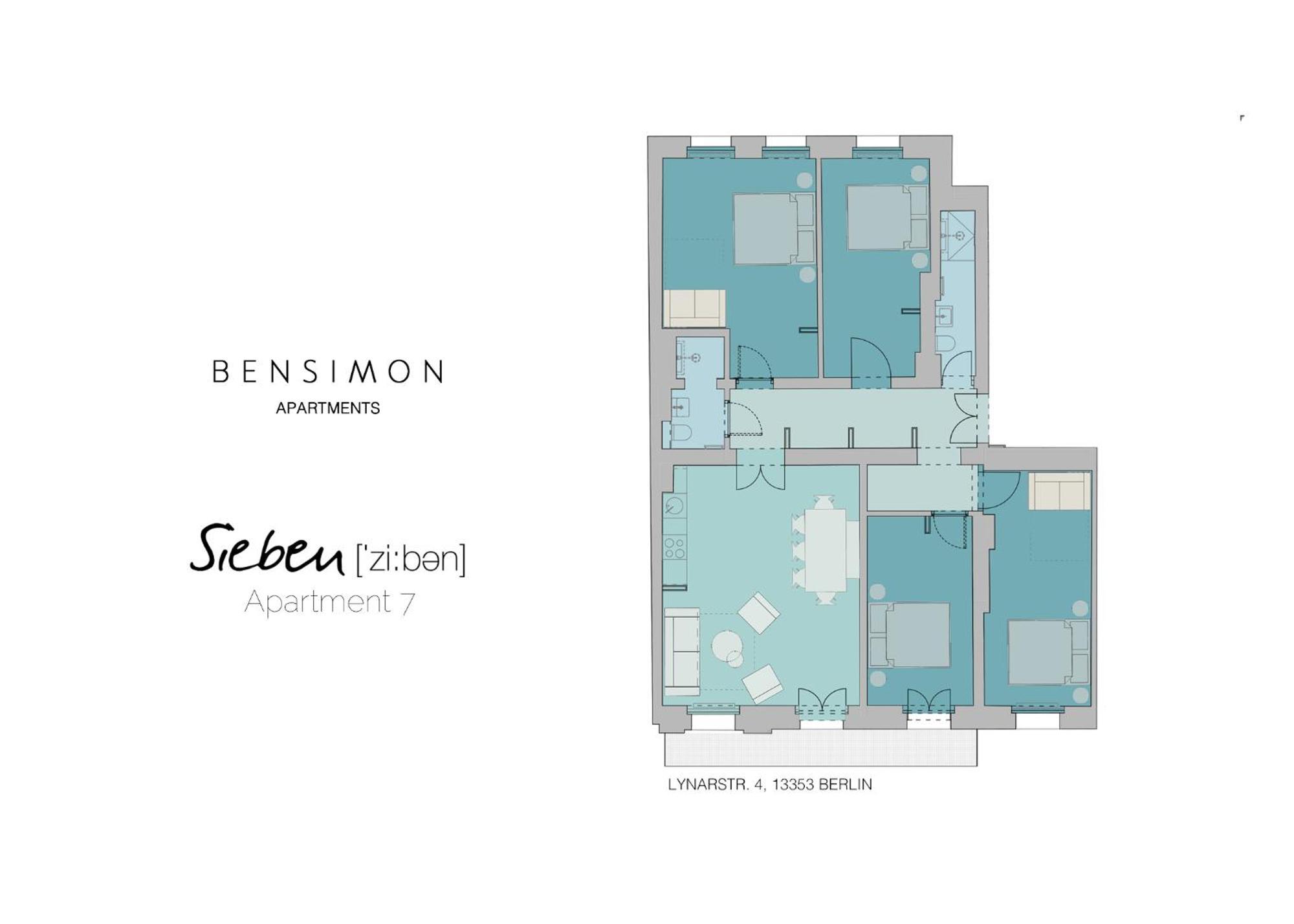 ברלין Bensimon Apartments Mitte/Wedding חדר תמונה