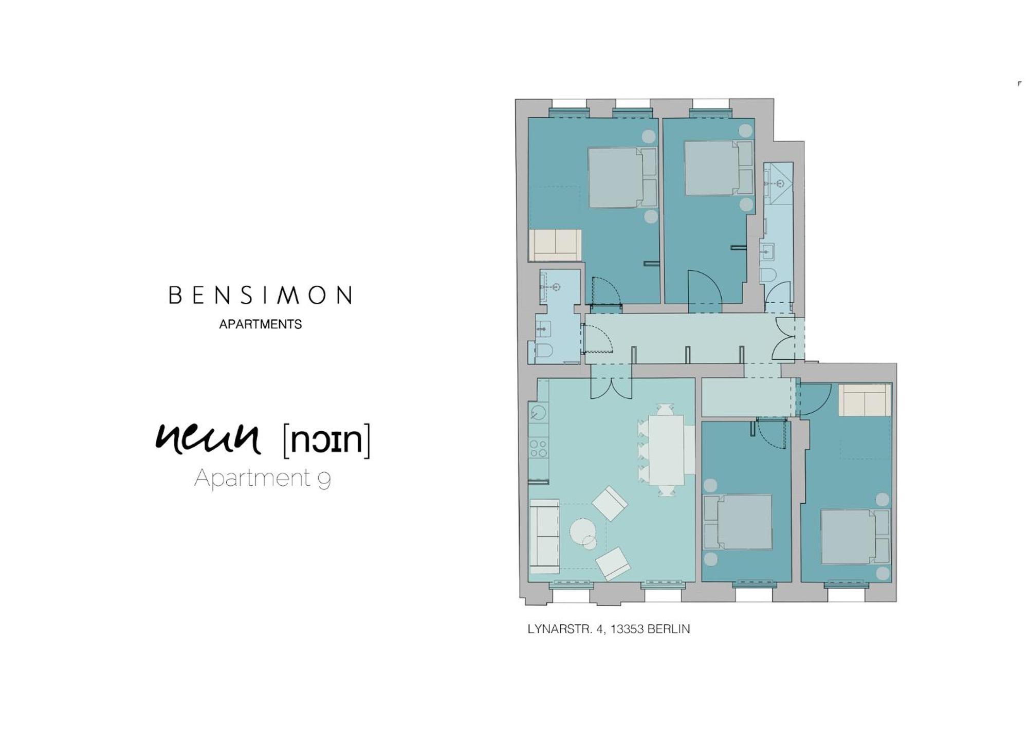 ברלין Bensimon Apartments Mitte/Wedding חדר תמונה