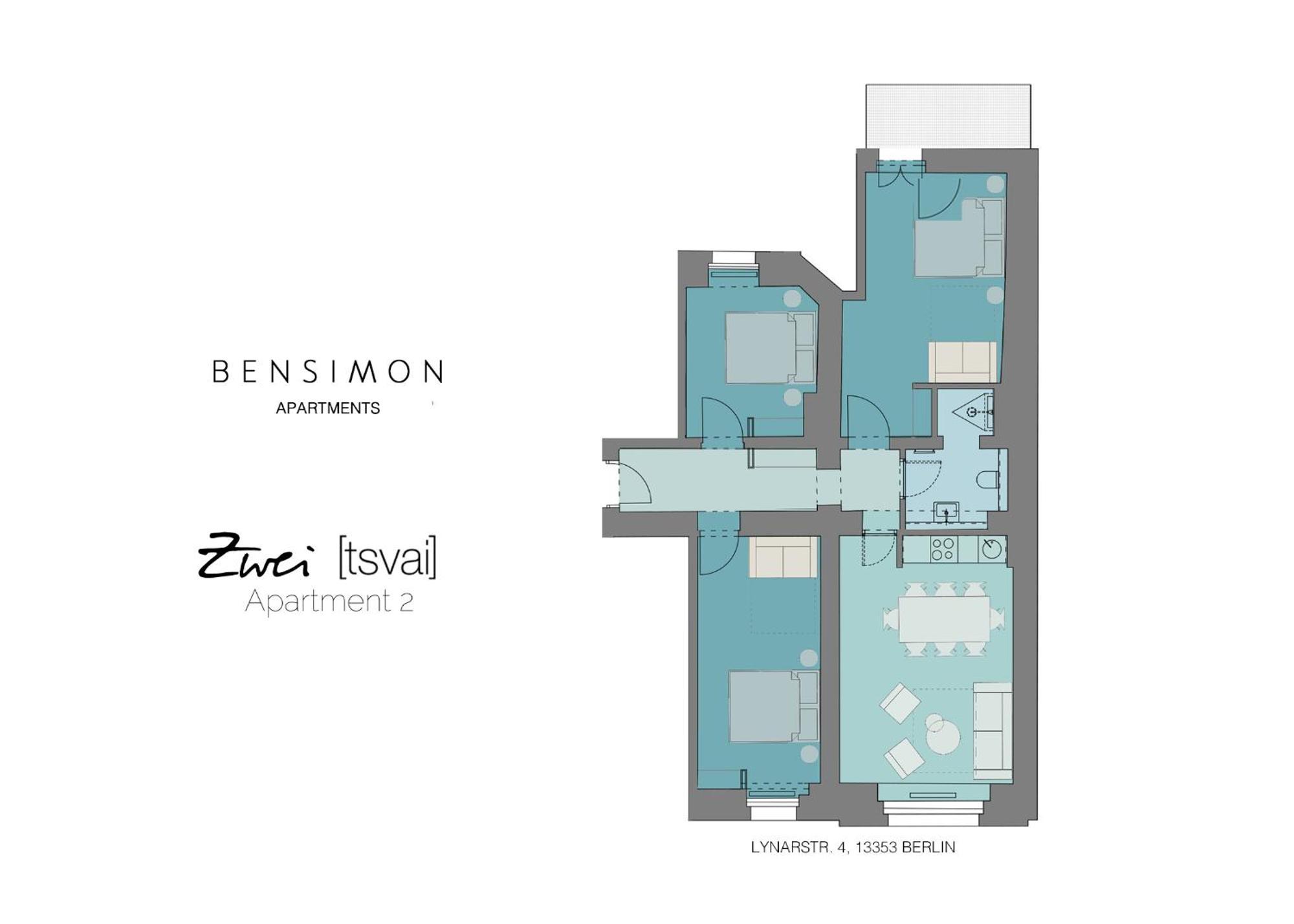 ברלין Bensimon Apartments Mitte/Wedding חדר תמונה